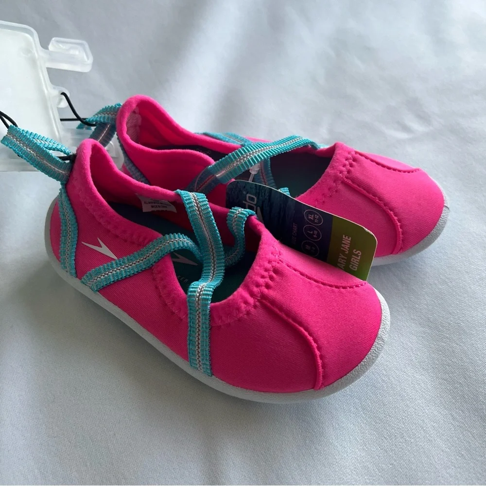NWT Speedo Toddler‎ Girls' Water Shoes - Pink Taffy  Size  S 5/6